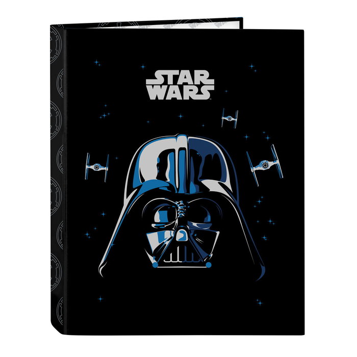 Carpeta de anillas Star Wars Rebellion Negro A4 26.5 x 33 x 4 cm Carpeta de anillas Star Wars Rebellion Negro A4 26.5 x 33 x 4 cm