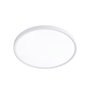 Cristalrecord Plafón LED Circular MERY 18W 3CCT (3000K/4000K/6500K) Dimmable 1782 Lm IP20 Ultra Slim Ø23 x 2.5 cm Blanco