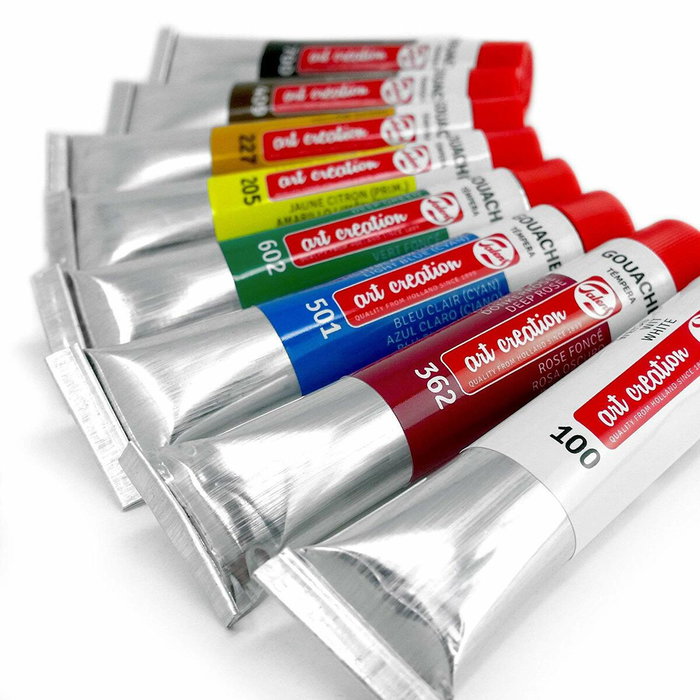 Talens Art Creation Set de Témperas de 8 Tubos de 12 ml