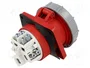 SEZ DK Conector de alimentación AC trifásico 5 pines rojo
