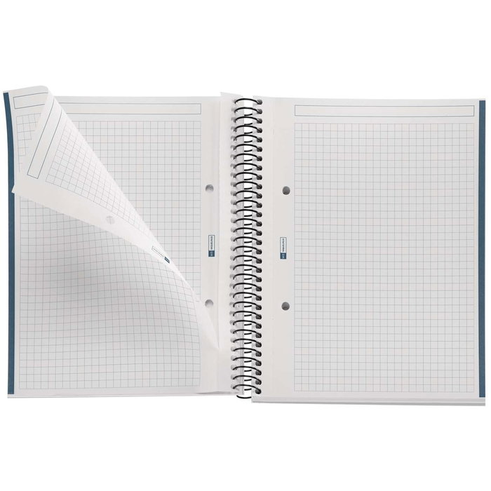 MIQUELRIUS Bloc Eco Design A5 Cuadriculado 80h 80g con Tapa Dura