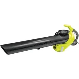 Ryobi RBV3000CESV Aspirador Soplador Triturador 3000W, 16 m³/min, Trituración 16:1 con Bolsa 45L y Cuchilla Metálica