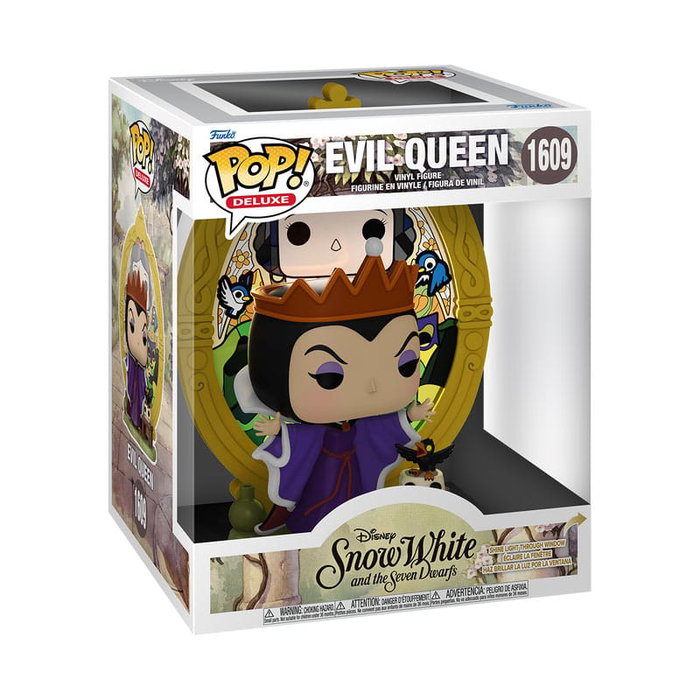 Disney Villians POP! Deluxe Vinyl Figura Evil Queen(Glass) 9 cm