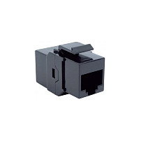 Bachmann Keystone CAT6 UTP Kupplung RJ45 no blindado, Negro