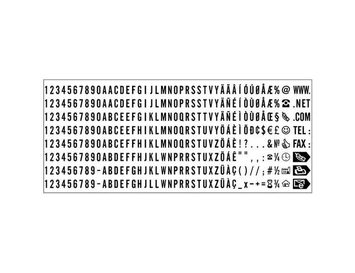 Trodat Imprenta automático framun 4mm / 3mm 4912 typo Trodat Imprenta automático framun 4mm / 3mm 4912 typo