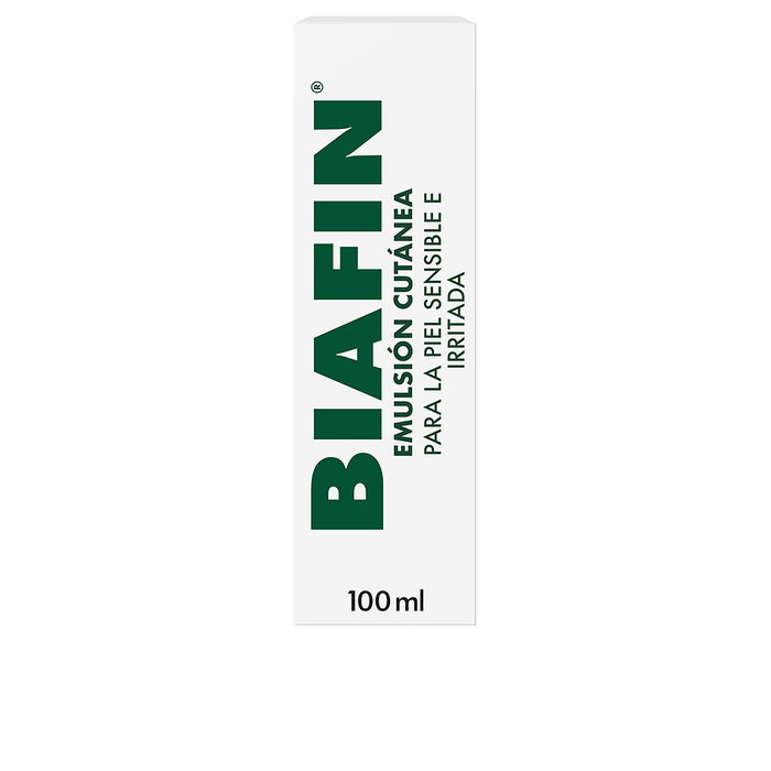 Biafin Emulsión Cutánea crema regeneradora 100 ml - Tratamiento Facial Hidratante anti rojeces, Piel sensible