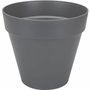 Elho Maceta Redonda Loft Urban Ø 30 cm Gris Antracita con Tanque de Agua