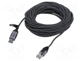 GOOBAY Cable Slim USB 3.0 a RJ45 Cat 6 15m