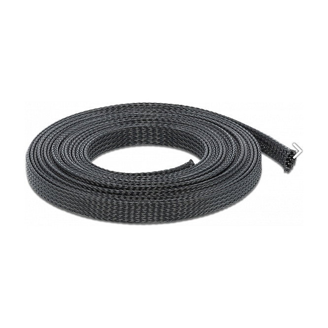 DeLOCK 18849 Manguera de malla extensible 5 m x 12 mm negro DeLOCK 18849 Manguera de malla extensible 5 m x 12 mm negro