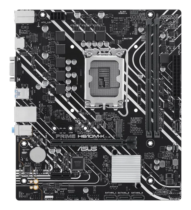 ASUS Prime H610M-K LGA 1700 DDR5 Micro ATX ASUS Prime H610M-K LGA 1700 DDR5 Micro ATX