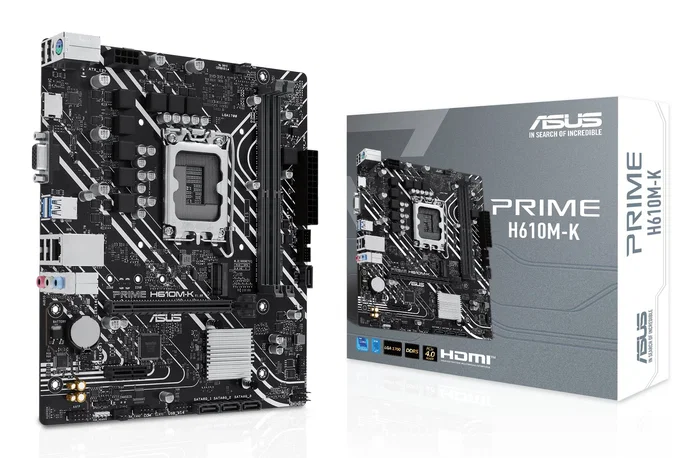ASUS Prime H610M-K LGA 1700 DDR5 Micro ATX ASUS Prime H610M-K LGA 1700 DDR5 Micro ATX