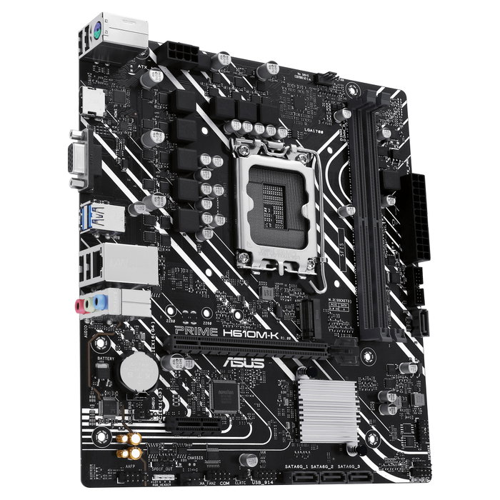 ASUS Prime H610M-K DDR5 Micro ATX LGA 1700 ASUS Prime H610M-K DDR5 Micro ATX LGA 1700
