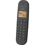 Logicom LOG3483071500087 Teléfono Fijo Inalámbrico DECT ILOA 150 SOLO Negro Sin Contestador Automático