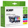 KMP Multipack de cartuchos de tinta compatible con Brother LC3219XLVAL (Negro, Cian, Magenta, Amarillo)