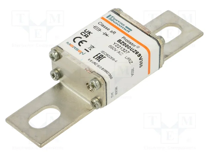 MERSEN Fusible de Cartucho de Cerámica Cilíndrico Industrial MERSEN Fusible de Cartucho de Cerámica Cilíndrico Industrial