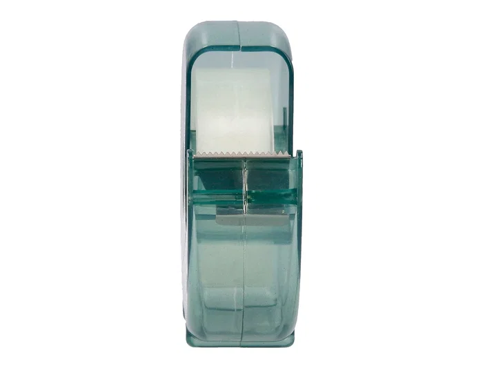 Liderpapel Miniportarrollo Ecouse - Portarrollos con cinta adhesiva de 33 m x 19 mm, 100% plástico reciclado, presentación en blister eco