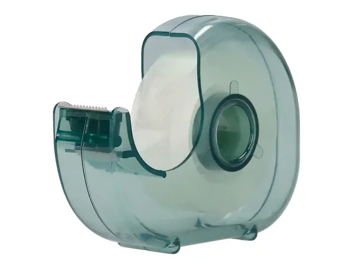 Liderpapel Miniportarrollo Ecouse - Portarrollos con cinta adhesiva de 33 m x 19 mm, 100% plástico reciclado, presentación en blister eco