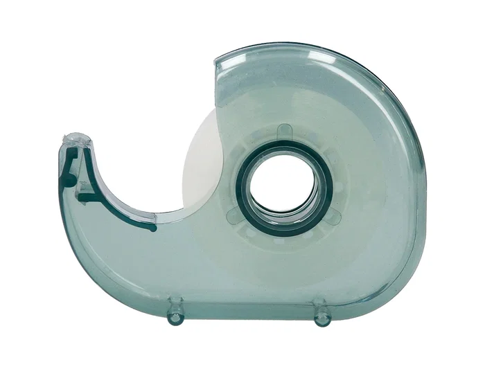 Liderpapel Miniportarrollo Ecouse - Portarrollos con cinta adhesiva de 33 m x 19 mm, 100% plástico reciclado, presentación en blister eco