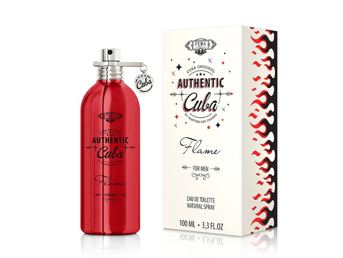 Cuba Authentic Flame Eau de Toilette para hombres 100 ml Spray