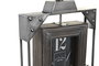 DKD Home Decor Reloj de Pared Gris 6.5 x 61 x 29 cm Loft Hierro y Madera