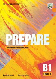 CAMBRIDGE, Prepare Level 4 Workbook with Digital Pack, Gareth Jones - CAMBRIDGE