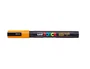 Uni-ball Posca PC-3M Naranja Medio Punta Cónica 0,9-1,3 mm