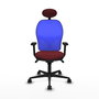 PIQUERAS Y CRESPO Silla de oficina Jorquera Sincro Granate y Azul