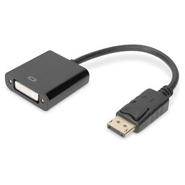 Digitus DA-70837 Adaptador DisplayPort a DVI 0,15m Macho/Hembra Verriegelung