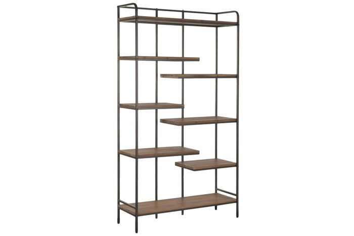 DKD Home Decor Estantería de Hierro y Abeto 100x33x181 Natural Marrón
