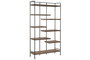 DKD Home Decor Estantería de Hierro y Abeto 100x33x181 Natural Marrón