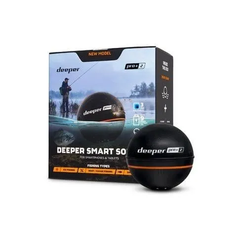 Deeper Pro+ V2 - Sonda Portátil para Pesca de Agua Dulce y Salada, Localizador de Peces Avanzado