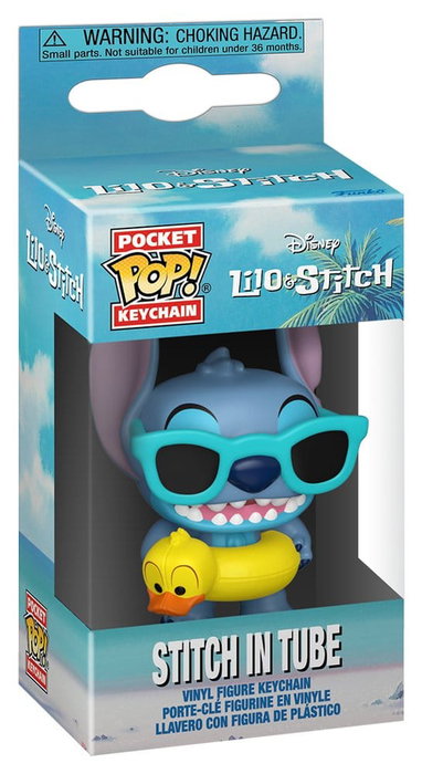 FUNKO Llavero Pocket POP Disney Lilo & Stitch - Stitch in Tube FUNKO Llavero Pocket POP Disney Lilo & Stitch - Stitch in Tube