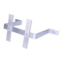 Extralink Barra horizontal de gestión de cableado 165mm Gris