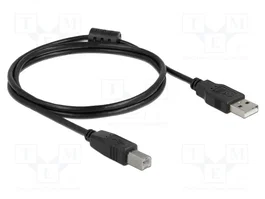 DeLOCK 83566 Cable USB 2.0 Tipo A a Tipo B 1 m Negro