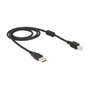 DeLOCK Cable USB 2.0 de A a B, 1 m, Negro