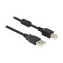 DeLOCK Cable USB 2.0 de A a B, 1 m, Negro