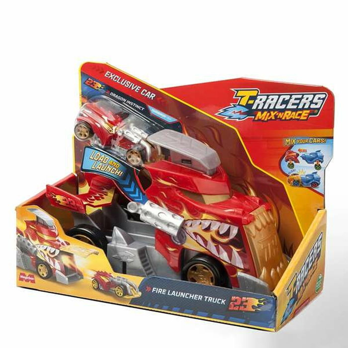 Camión Portavehículos Magicbox Launcher Truck T-Racers Mix 'N Race 10 x 16,8 x 22,5 cm Coche