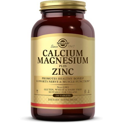 Solgar Calcio Magnesio + Zinc 250 comprimidos