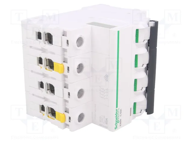 SCHNEIDER ELECTRIC Interruptor magnetotérmico iC60N 63A 4 polos