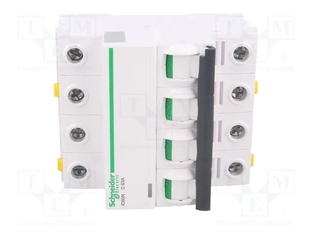 SCHNEIDER ELECTRIC Interruptor magnetotérmico iC60N 63A 4 polos
