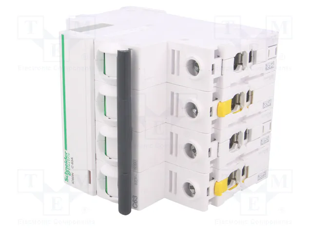 SCHNEIDER ELECTRIC Interruptor magnetotérmico iC60N 63A 4 polos