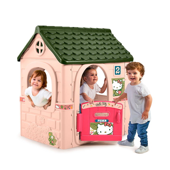 Feber Fe201000 Hello Kitty House Casita Infantil con Puerta Abatible +2 años