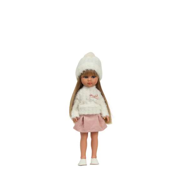 Muñecas Arias Muñeca Elegance Chic Kids Carlota 36 cm con Pelo, Cuerpo de Vinil Muñecas Arias Muñeca Elegance Chic Kids Carlota 36 cm con Pelo, Cuerpo de Vinil