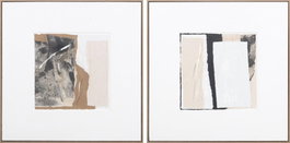 DKD Home Decor Cuadro Lienzo Pino Abstracto 2 Surtido
