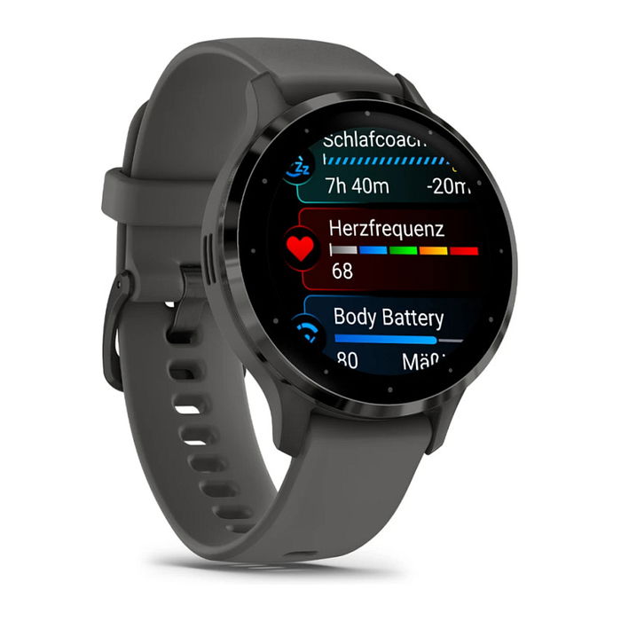 Garmin Venu 3S Reloj Inteligente 41mm AMOLED Gris Kieselgrau/Schiefergrau