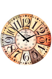 Wallity Huhuas00030 Reloj Decorativo de MDF 50x50 cm