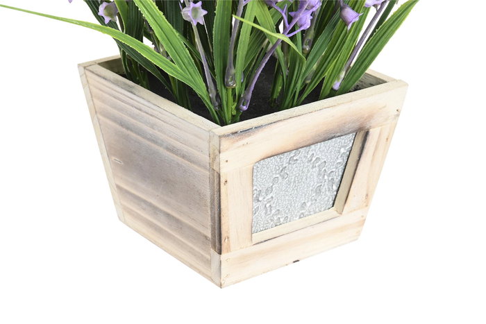 DKD Home Decor Planta de Campanilla Lila 24x24x24 cm DKD Home Decor Planta de Campanilla Lila 24x24x24 cm