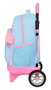 Safta Mochila Grande con Ruedas Compact Evol Ext Blackfit8 Smile 33x45x22 Cm