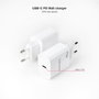 Nanocable Cargador de Pared USB-C PD 20W Blanco