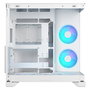 Fractal Design Pop 2 Vision Caja PC ATX Blanco Cristal RGB, FD-C-POV2A6-03, soporta GPU 412 mm y radiador 360 mm, 4 ventiladores